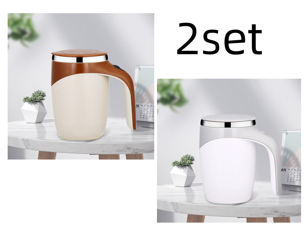 Automatic Rechargeable Self-Stirring Mug | Electric Protein Coffee Mixer Cup | Magnetic Smart Beverage Blender