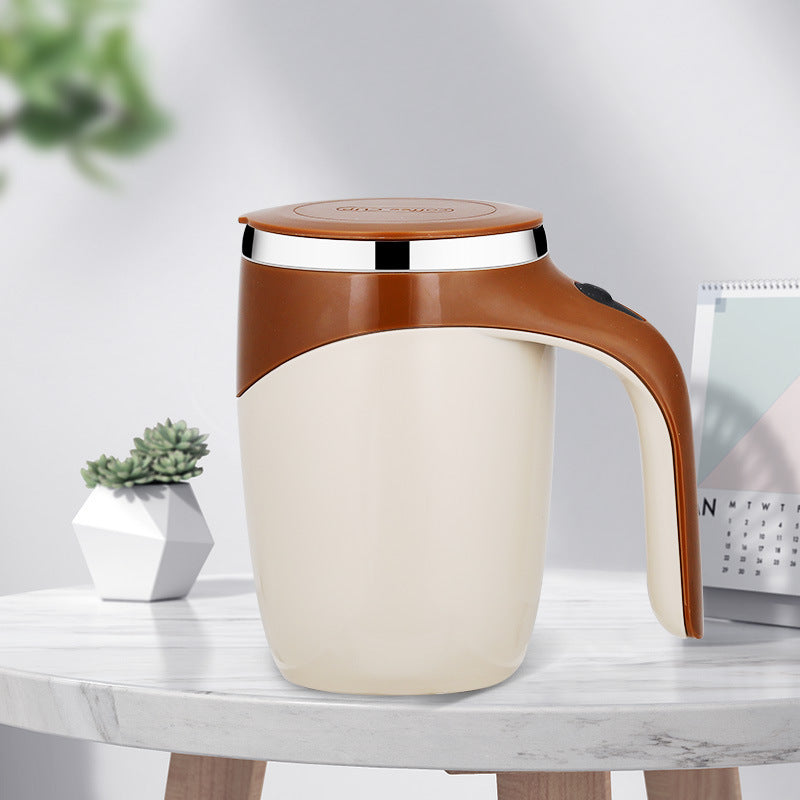 Automatic Rechargeable Self-Stirring Mug | Electric Protein Coffee Mixer Cup | Magnetic Smart Beverage Blender