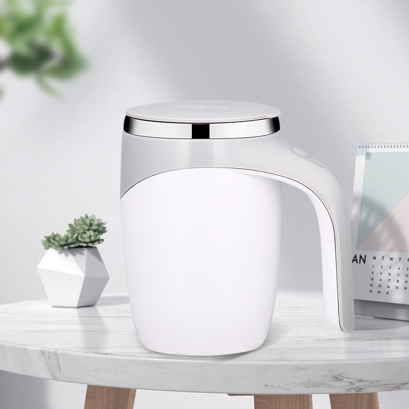 Automatic Rechargeable Self-Stirring Mug | Electric Protein Coffee Mixer Cup | Magnetic Smart Beverage Blender