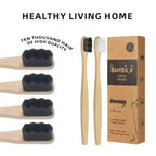 Deep Clean & Gentle: Bamboo Micro-Nano Toothbrush for Adults, Kids & Braces Wearers